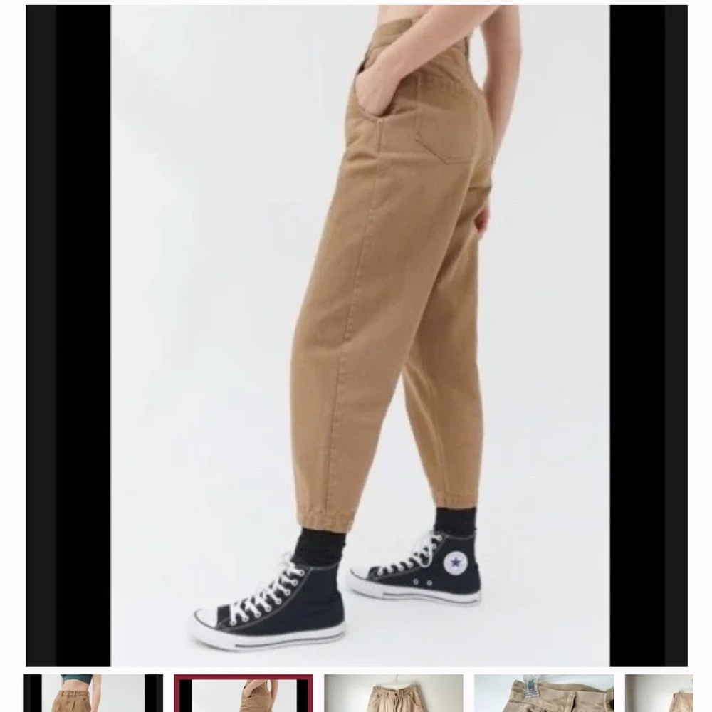 Urban Outfitters Kimchi Blue Ember Pleated High-Waisted Pant